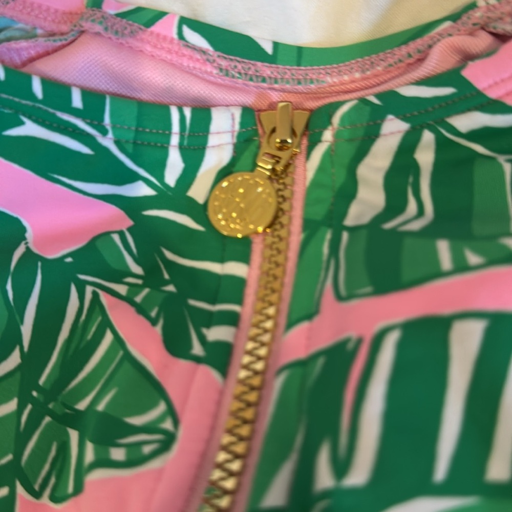 NWT Lilly Pulitzer Rashguard Swimsuit  Lets Go Bananas - size 4 - Picture 6 of 7